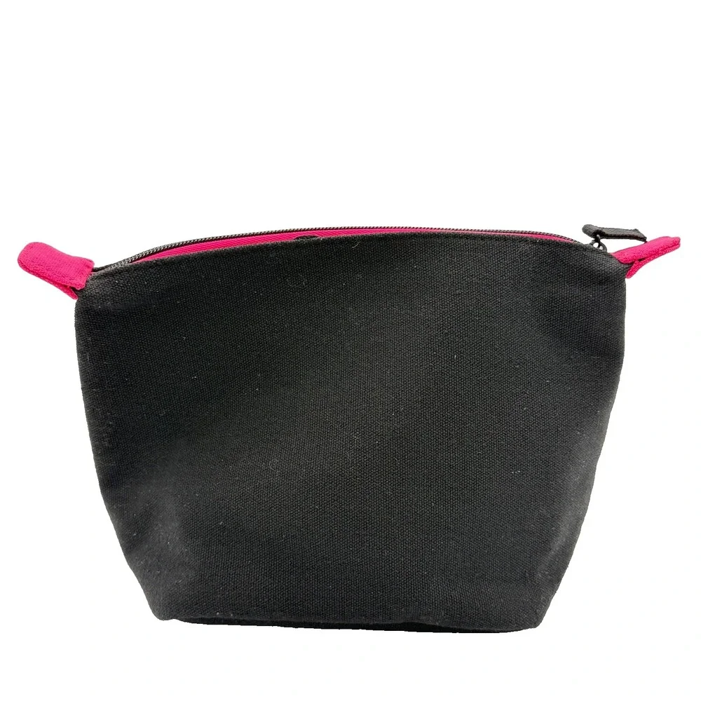 Redken More Power To You‎ Black Canvas Cosmetic Makeup Bag Travel Pouch NWT